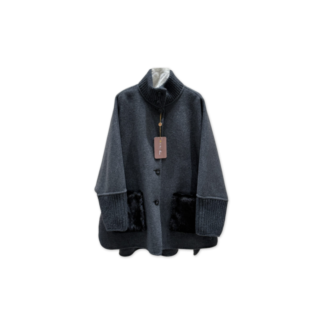 L0r0 P1ana double-sided cashmere coat